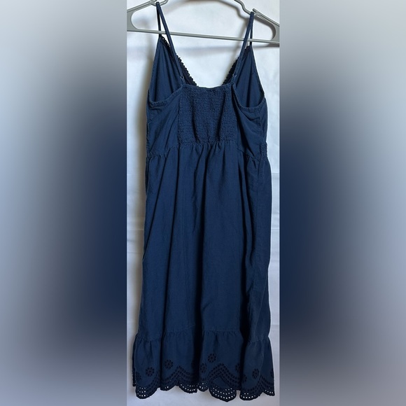 Vintage Converse One Star Navy Midi Sundress Size Medium - Picture 5 of 5